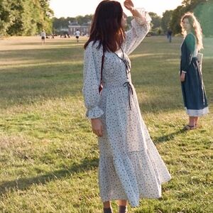 BRAND NEW Christy Dawn Raquel Floral Long Sleeve Maxi Dress